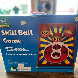 Homeware Wooden Tabletop Skill Ball Game for Kids Ages 6 and up